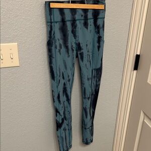 Lululemon Athletica Wundertrain High Rise in graphite gray desert teal